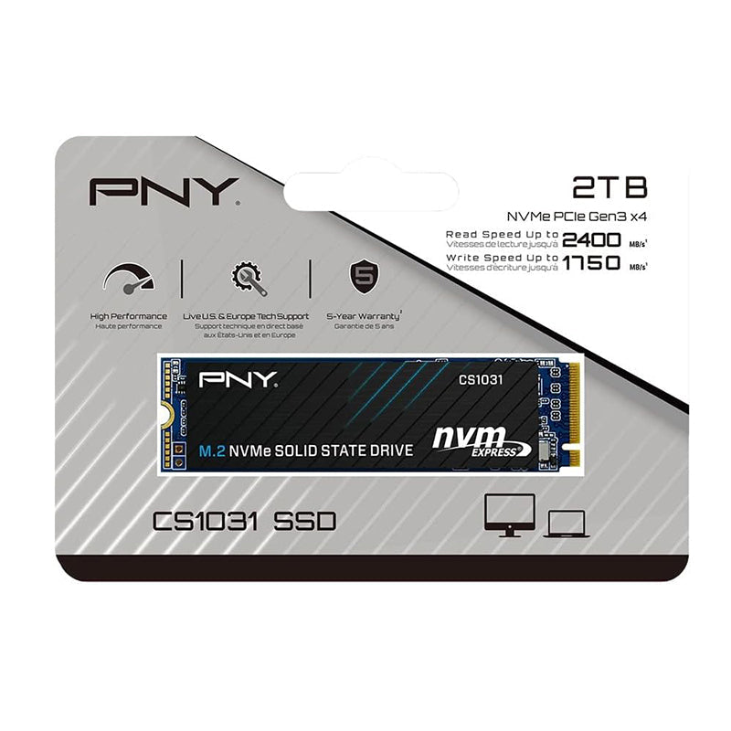 PNY CS1031 M.2 2280 NVMe Gen3x4 SSD 2TB