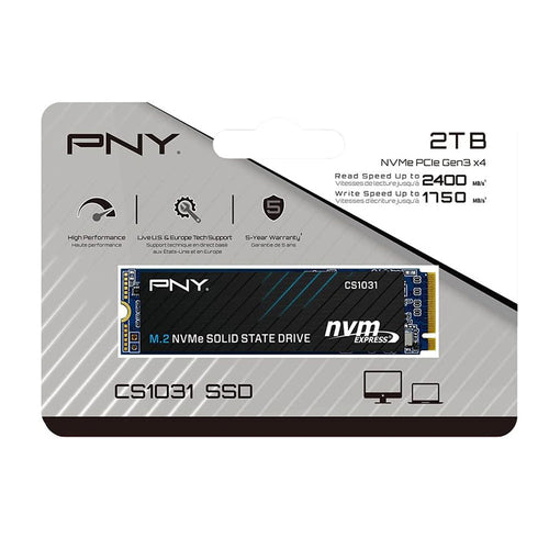 PNY CS1031 M.2 2280 NVMe Gen3x4 SSD 2TB