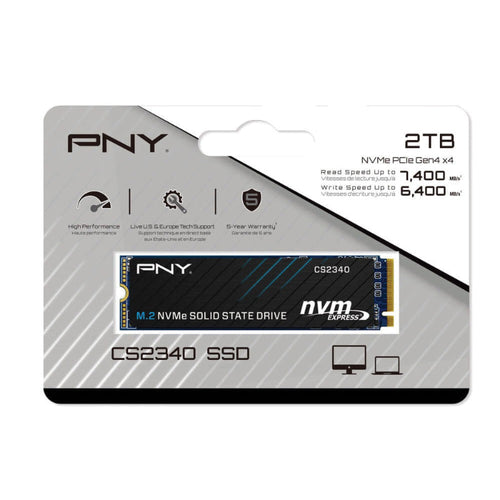 PNY CS2340 M.2 2280 NVMe Gen4x4 PS5 SSD 2TB