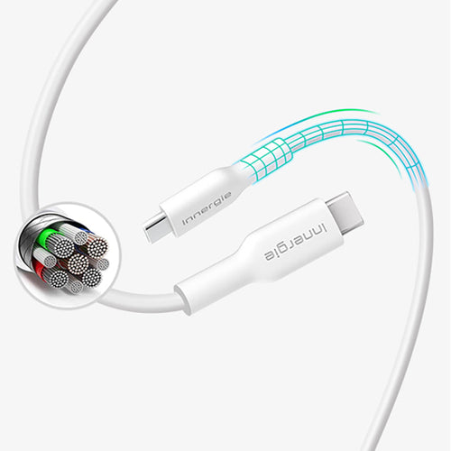 Innergie ACC-S100DM 1m USB-C to USB-C Flex Cable(White)