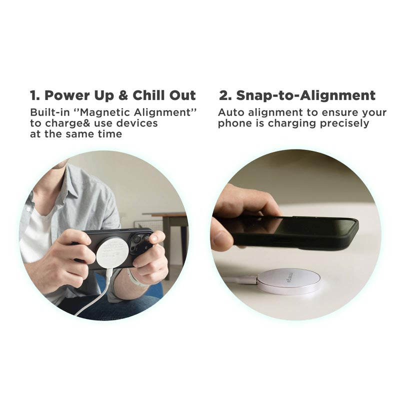 Innergie WPTT-15AB JAMTA 15W Qi2 Magnetic Wireless Charger