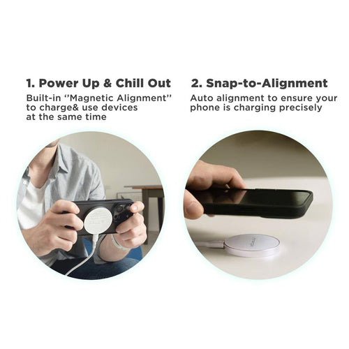 Innergie WPTT-15AB JAMTA 15W Qi2 Magnetic Wireless Charger