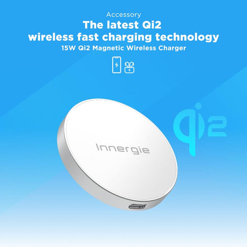 Innergie WPTT-15AB JAMTA 15W Qi2 Magnetic Wireless Charger