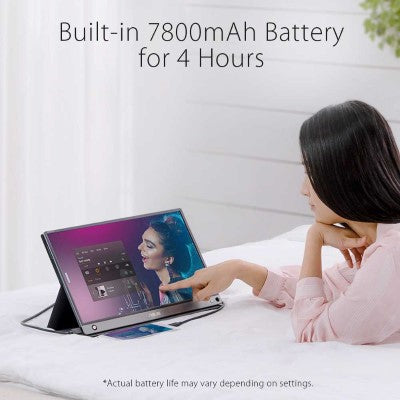 Asus ZenScreen MB16AMT USB Portable Monitor - 15.6-inch, IPS, Full HD, 10-point Touch, Built-in Battery