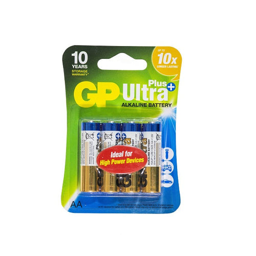 GP GPPCA15UP163 Alkaline Ultra Plus 4 AA Card