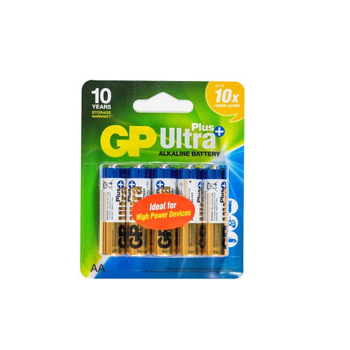 GP GPPCA15UP164 Alkaline Ultra Plus 10 AA Card