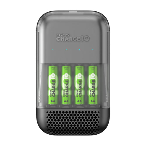 GP GPACSS491004 ReCyko Charge 10 Charger S491 with 4AA 1700mAh