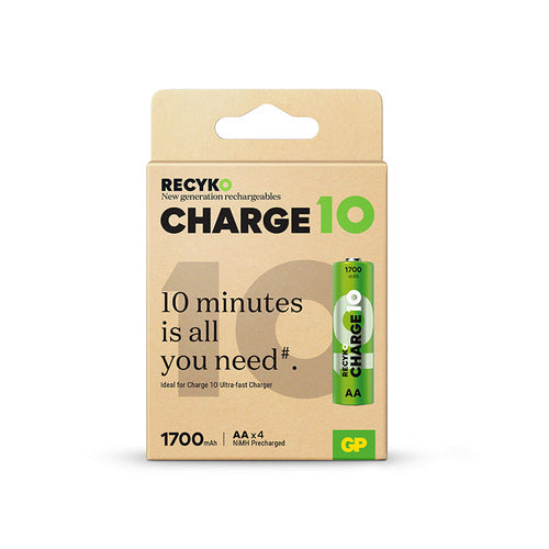 GP GPRHC172V001 ReCyko Charge 10 Battery 4AA 1700mAh