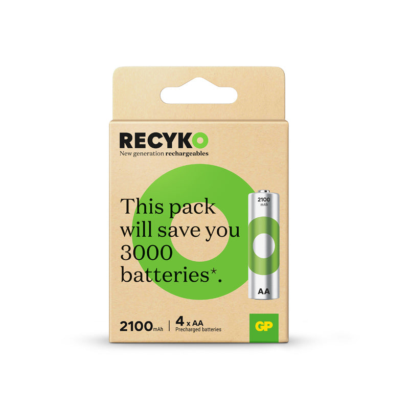GP GPRHC212E035 ReCyko 2100mAh AA 4s