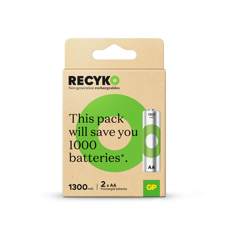 GP GPRHC132E035 ReCyko 1300mAh AA 2s