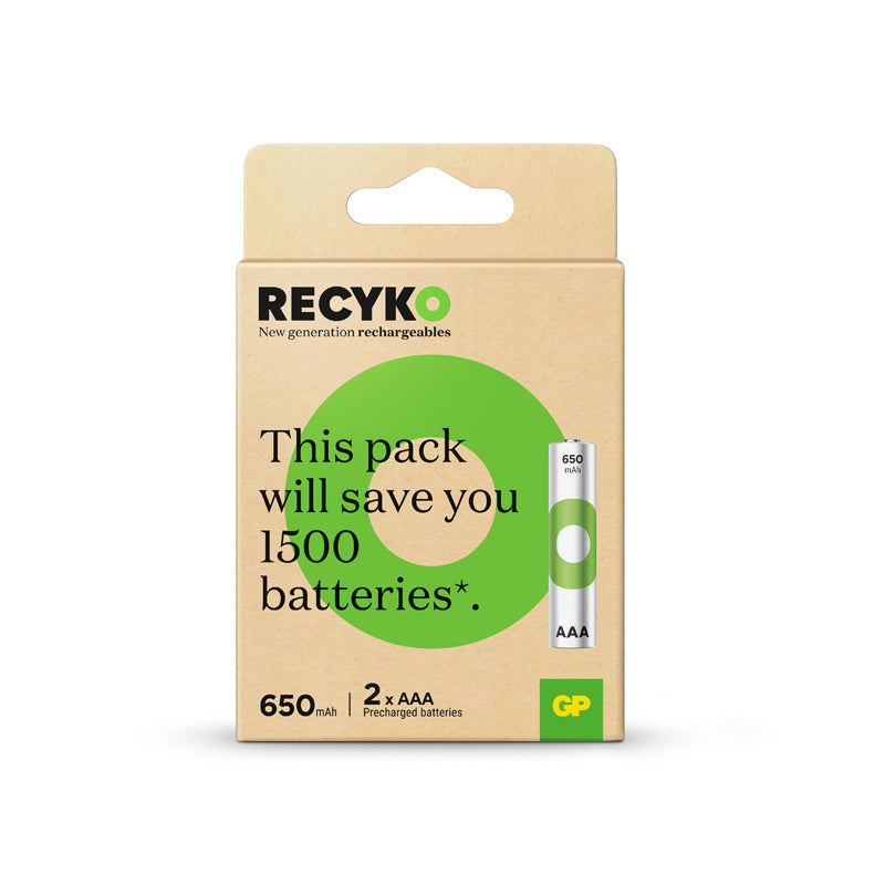 GP GPRHCH63E041 ReCyko 650mAh AAA 2s