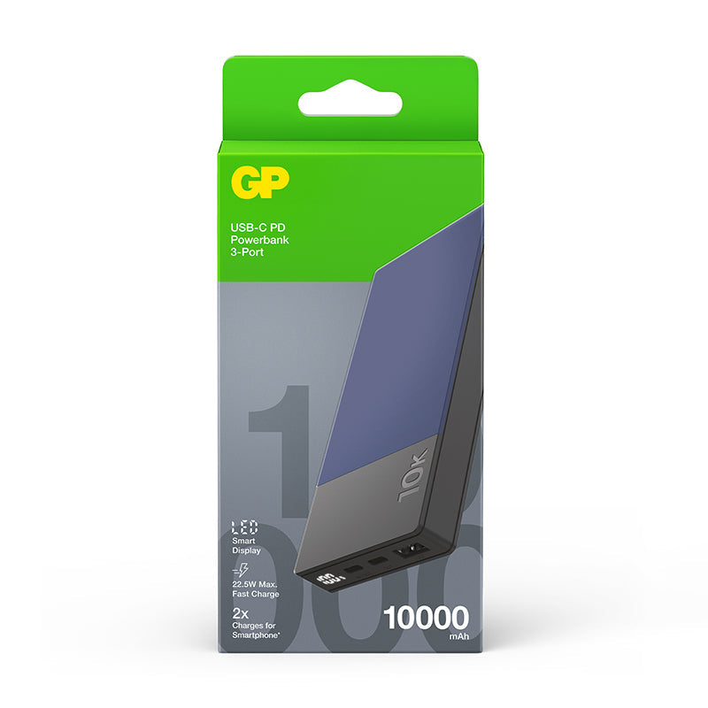 GP GPACCM10C001 M2+ 10000mAh 22.5W Power Bank (Blue)