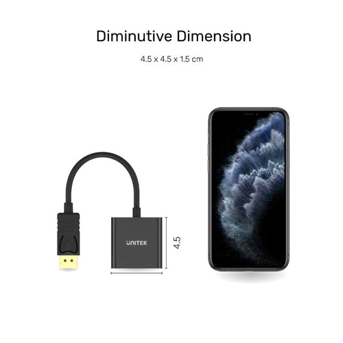 Unitek Y-5118E Display Port to VGA (F) Adapter