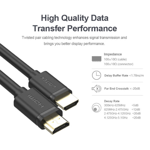 Unitek Y-C136M HDMI Cable 2.0 4K 1M