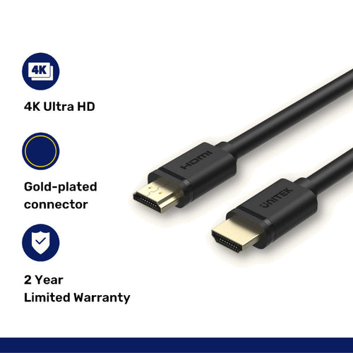 Unitek Y-C136M HDMI Cable 2.0 4K 1M