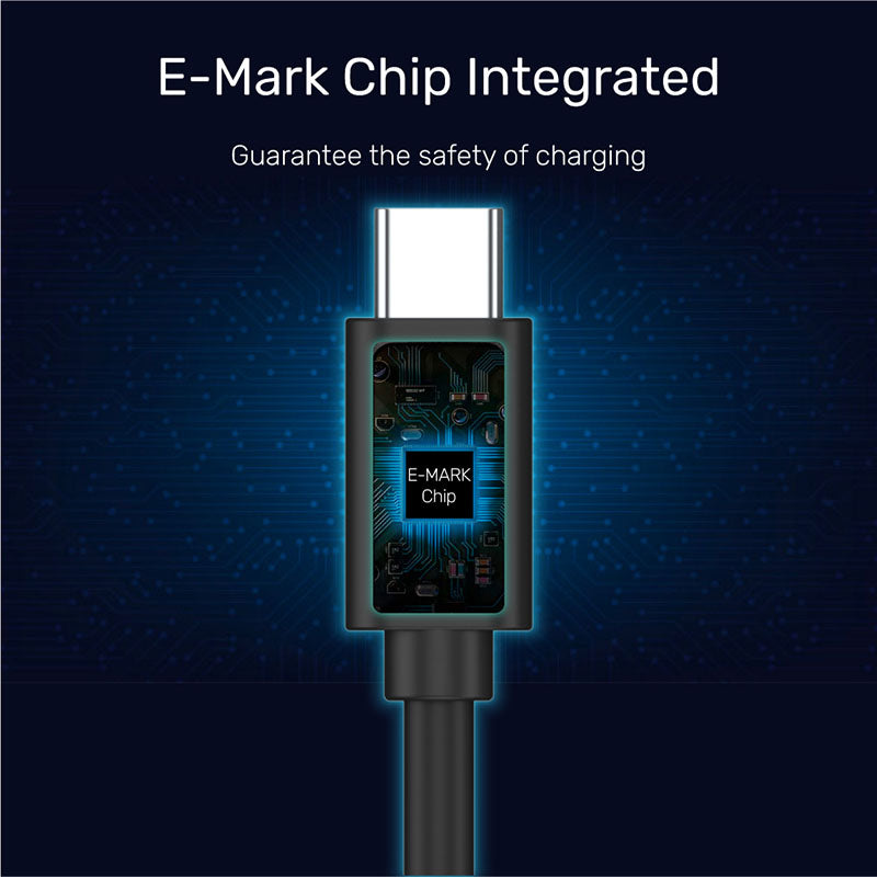 Unitek C14086BK USB 3.1 C to C Extension 10Gbps PD 100W Cable (1M)