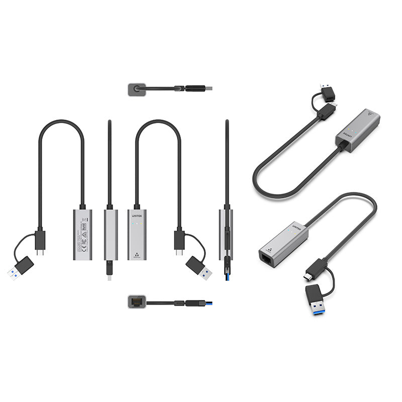 Unitek Y-3465A USB to Gigabit Ethernet Adapter