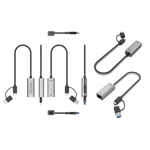 Unitek Y-3465A USB to Gigabit Ethernet Adapter