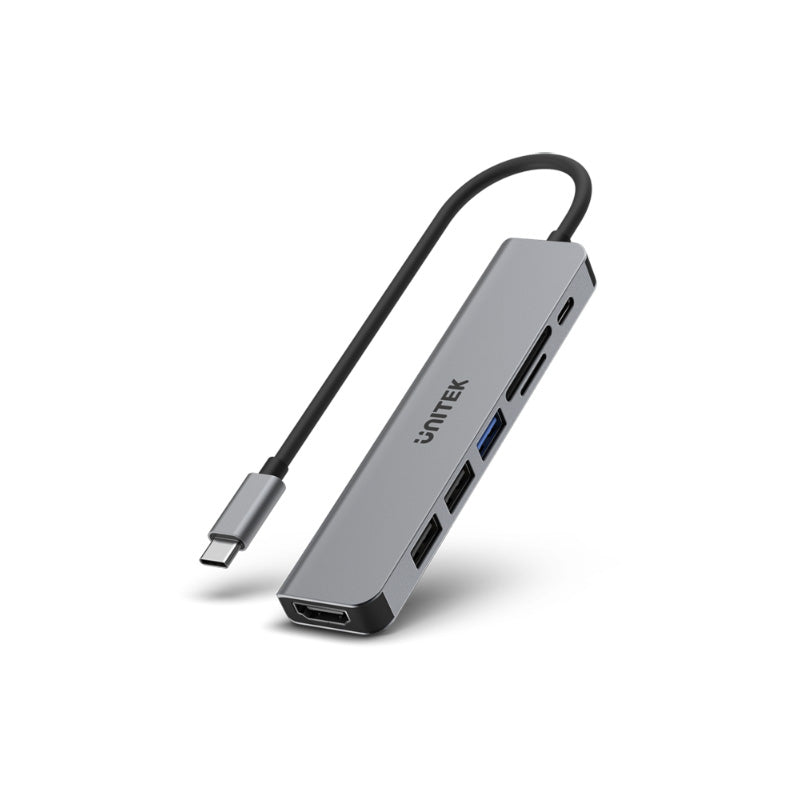 Unitek H1118A 7-in-1 PD100W USB-C Hub HDMI + Card Reader