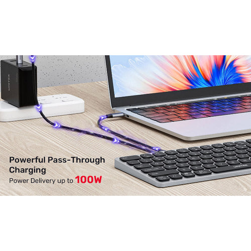 Unitek D1092A 9-in-1 USB-C Hub Keyboard USB-C with PD 100W