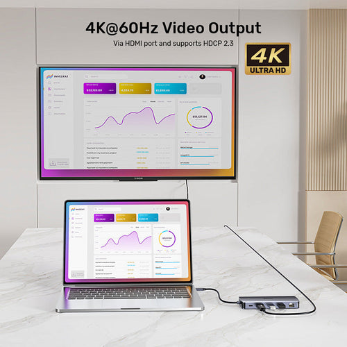 Unitek 6-in-1 USB-C Hub with M.2 SSD Enclosure D1120A