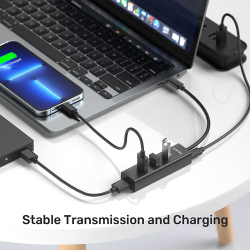 Unitek Y-3089Z USB C to 4 USB-A Hub + USB-C 5V Power