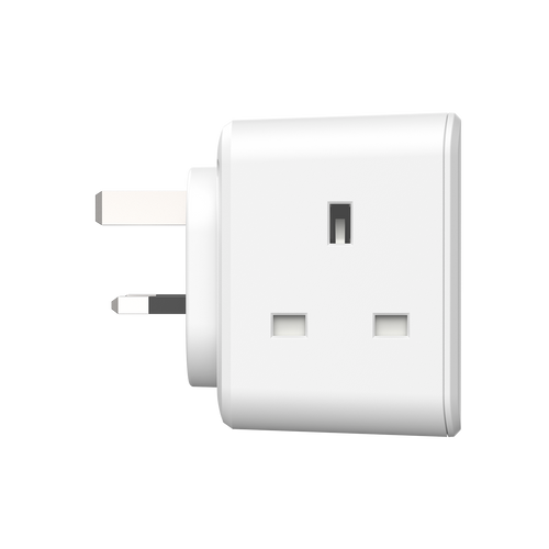 Momax US8UKW ONEPLUG 3-Outlet Cube Extension with USB (White)