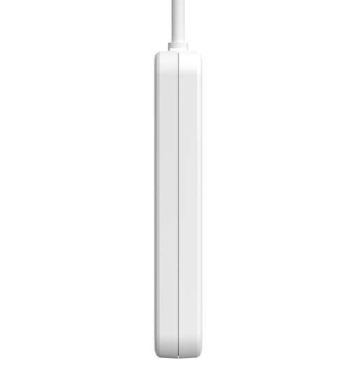 Momax US12UKW ONEPLUG 6-Outlet Power Strip with USB (White)