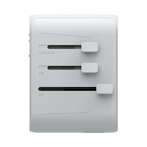 Momax UA9W 1-World 35W 5 Ports + AC Travel Adaptor - White