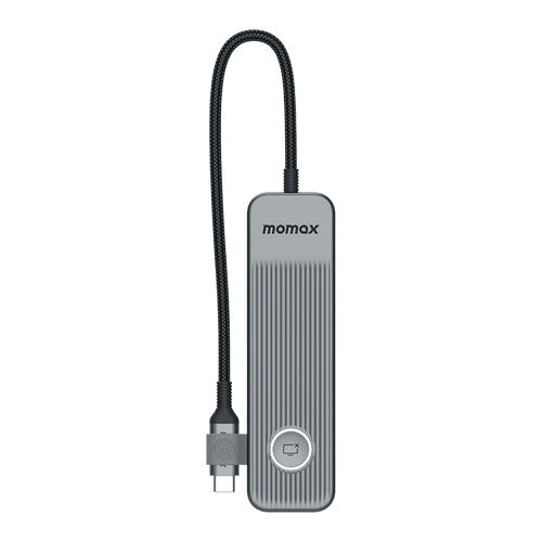 Momax DH17E ONELINK 7-in-1 Multi-Function USB-C Hub (Grey)