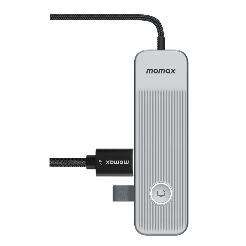 Momax DH18E ONELINK 8-in-1 Multi-Function USB-C Hub (Grey)