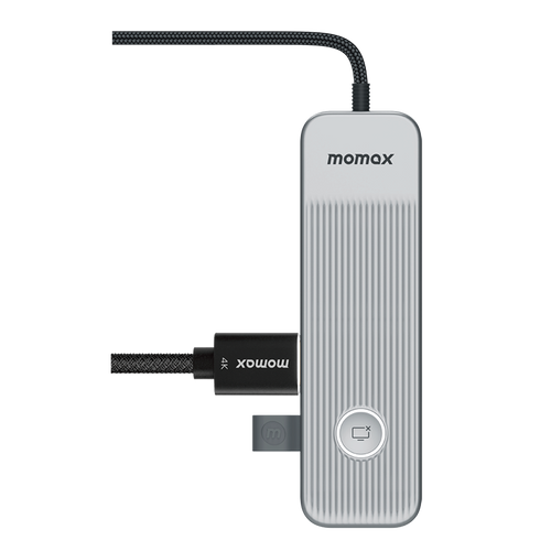 Momax DH18E ONELINK 8-in-1 Multi-Function USB-C Hub (Grey)