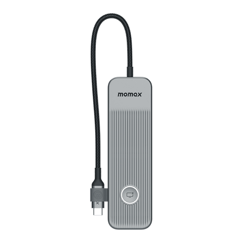 Momax DH18E ONELINK 8-in-1 Multi-Function USB-C Hub (Grey)