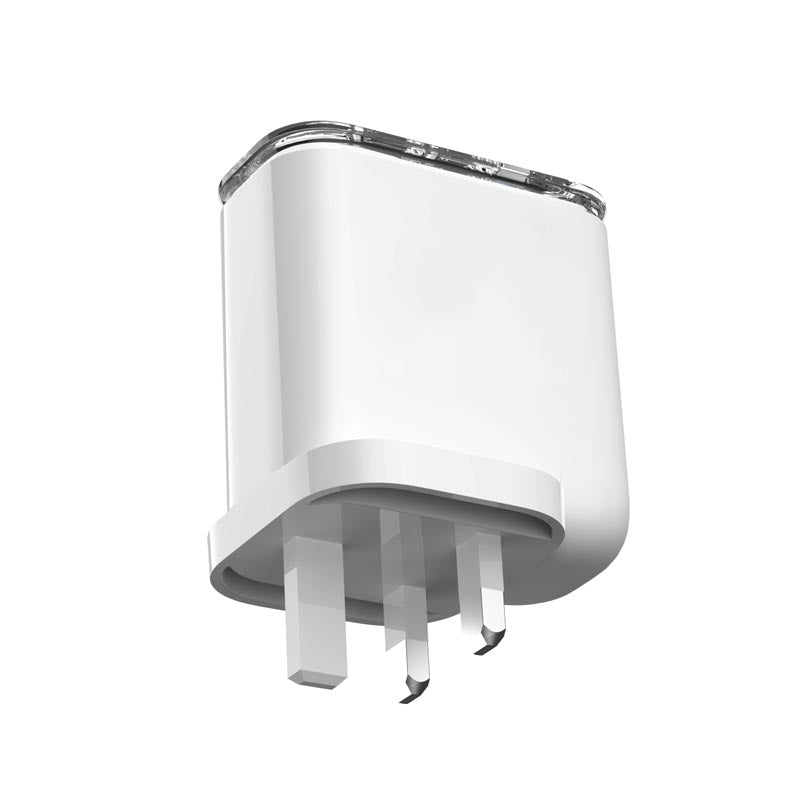 Momax UM52UKW 80W 3 Port Charger 1-Charge Flow (White)