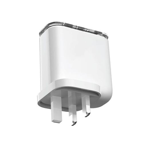 Momax UM52UKW 80W 3 Port Charger 1-Charge Flow (White)