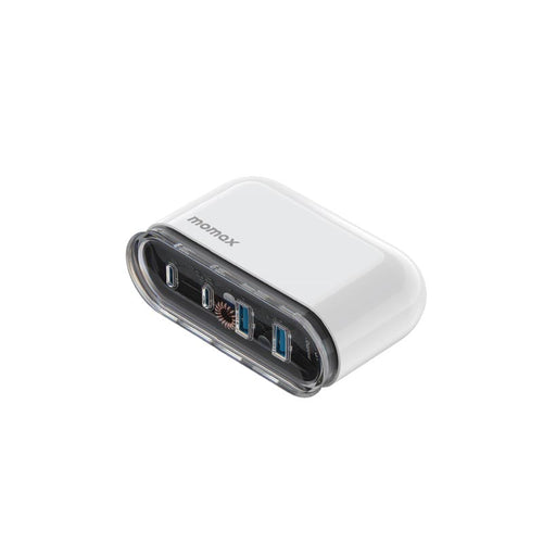 Momax UM53UKW 80W 4 Port Charger 1-Charge Flow (White)