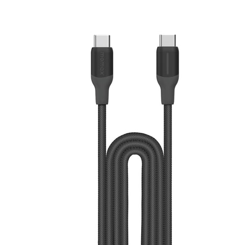 Momax DC26D 1-Link Flow CC 100W USB-C to USB-C Braided Cable (3M)- Black