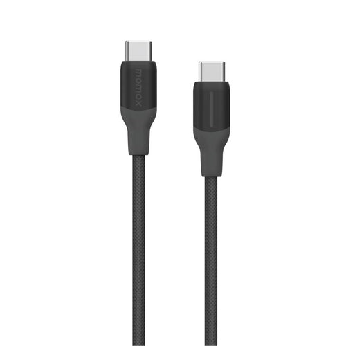Momax DC26D 1-Link Flow CC 100W USB-C to USB-C Braided Cable (3M)- Black