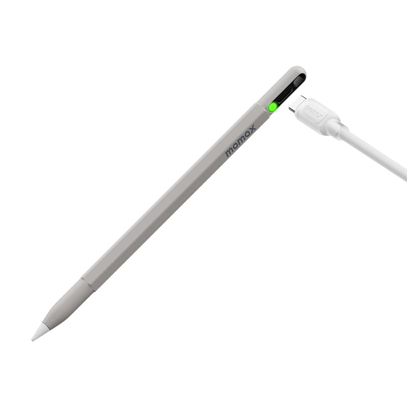 Momax TP10E1 Mag.Link Pop Magnetic Active Stylus Pen - Grey