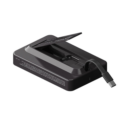 Momax IP132HKD 1-Power X Pro+ 20W 10,000mAh Magnetic Wireless Battery Pack with Built-In USB-C Cable (Black)