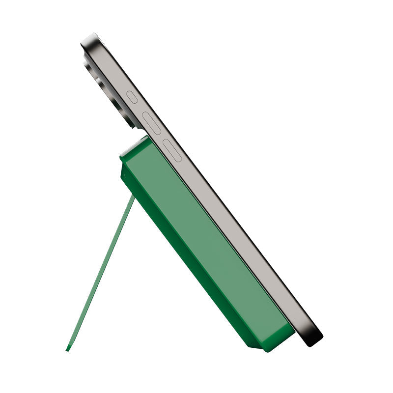 Momax IP132HKG 1-Power X Pro+ 20W 10,000mAh Magnetic Wireless Battery Pack with Built-In USB-C Cable (Green)