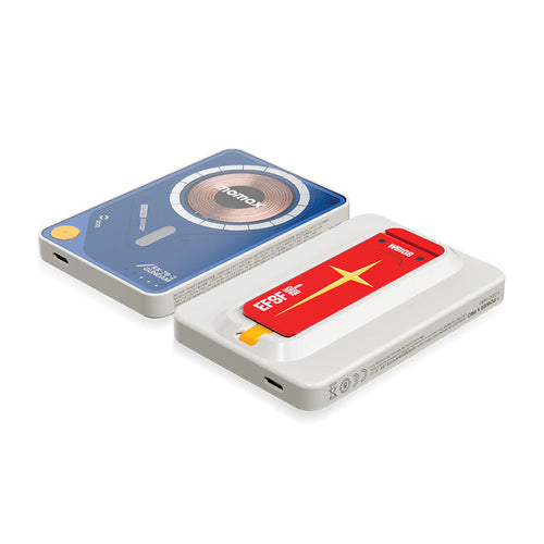 Momax IP131GDW 1-Power X Pro 20W 5,000mAh Magnetic Wireless Power Bank with Built-in USB-C Cable - RX-78-2 Gundam