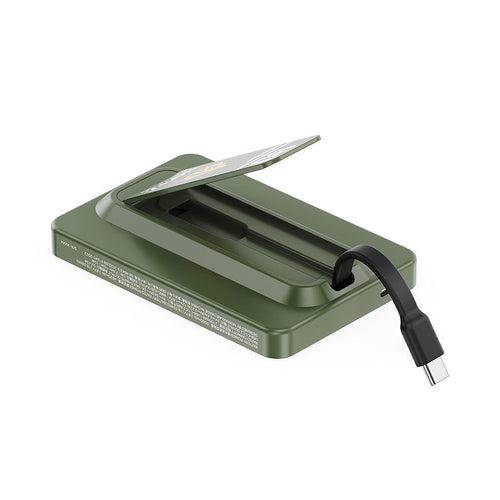 Momax IP131GDG 1-Power X Pro 20W 5,000mAh Magnetic Wireless Power Bank with Built-in USB-C Cable - MS-06F Zaku II