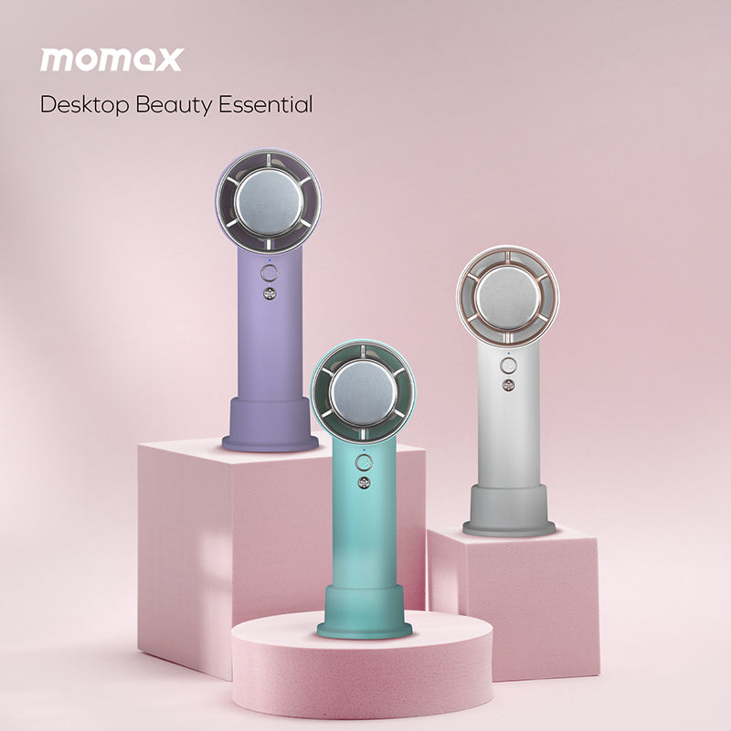 Momax IF15B Ultra Freeze Portable Icy Cooling Fan (Blue)