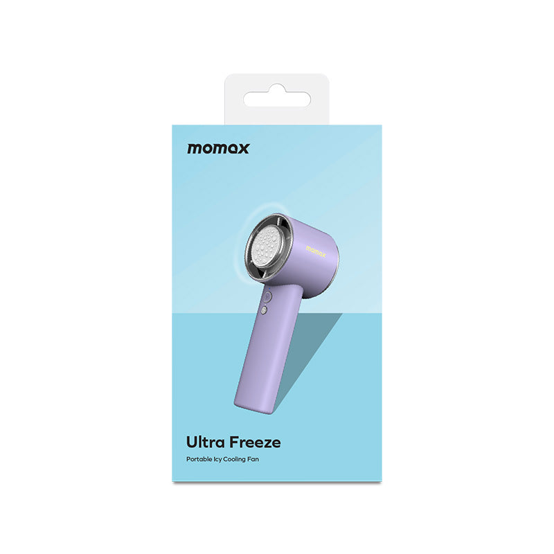 Momax IF15U Ultra Freeze Portable Icy Cooling Fan (Purple)