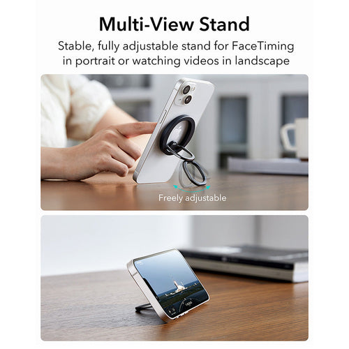 ESR HaloLock Ring Stand (Black)
