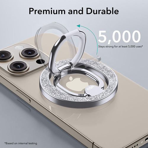 ESR HaloLock Ring Stand (Rhinestone Silver)