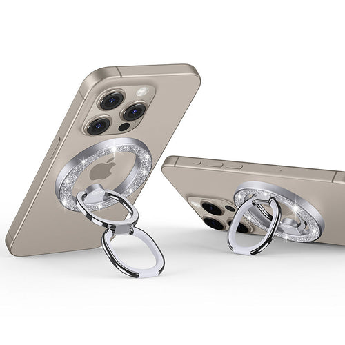 ESR HaloLock Ring Stand (Rhinestone Silver)