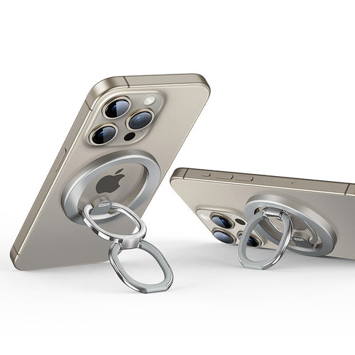 ESR HaloLock Ring Stand (Natural Titanium)