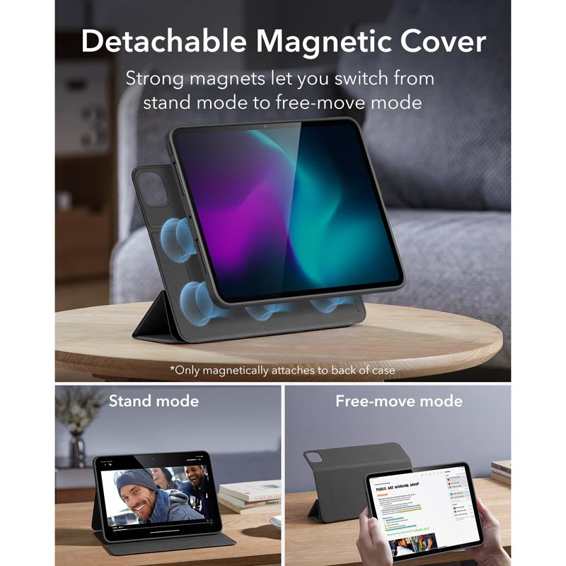 ESR iPad Pro 11 (2024) Rebound Hybrid 360 Case (Black)